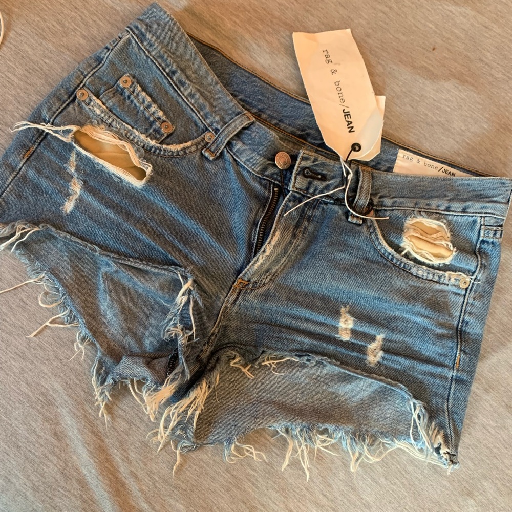 Rag and bone Winnie cut off shorts